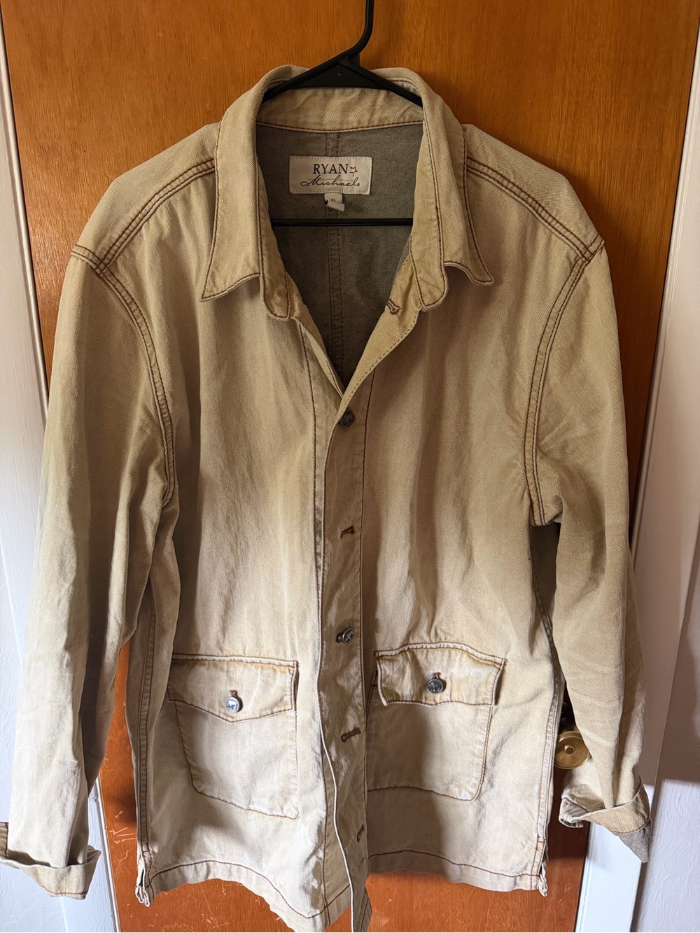RYAN Authentics Beige Canvas Military Field Jacket